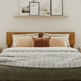 thumbnail image 2 of Orlando Queen Solid Wood Panel Headboard in Light Toffee, 2 of 9