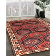 thumbnail image 3 of Ahgly Company Machine Washable Indoor Rectangle Traditional Dark Almond Brown Area Rugs, 10' x 13', 3 of 7