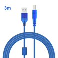 thumbnail image 1 of USB Scanner Printer Cable Type A Male to B Male Data Sync Code, 1 of 1