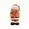 thumbnail image 3 of Resin Santa Figurine Festive Statue for Desktop Tabletop and Living Room Display, 3 of 4