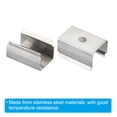 thumbnail image 4 of Unique Bargains LED Strip Light Clips Mounting Bracket Fixing Clips with Screws for 12mm-13mm Light Cable Ribbon 100 Pack, 4 of 6
