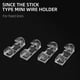 thumbnail image 2 of 100PCS Cable Clips Wire Holder Organiser Transparent, 2 of 5