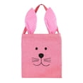 thumbnail image 2 of FYHALE Easter Bunny Ear Gift Bag Linen Tote Handbag 13x8" Reusable Festival Party Packaging Bag for Easter Gifts Candy Decoration, 2 of 6