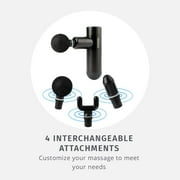 Homedics Active Fit Compact Percussion Body Massage Gun, Cordless, Deep-Tissue Massage