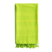 Linum Home 100% Turkish Cotton Summer Fun Striped Pestemal Beach Towel