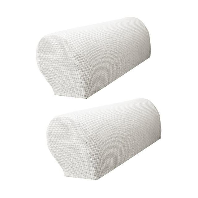 2 uds funda de sofá fundas de sillón protectoras elásticas para muebles para Blanco Zulema Fundas Sillones