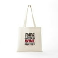 thumbnail image 6 of CafePress - Coffee And Wine Tote Bag - Unisex Canvas Tote Bag, Beige, 1-Piece, 6 of 7