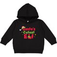 thumbnail image 2 of Inktastic Christmas Santa's Cutest Elf Toddler Hoodie, 2 of 4