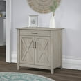 thumbnail image 2 of Bush Furniture Key West Secretary Desk with Storage, Washed Gray, 2 of 10