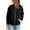 Black, variant on Nmmued Zip Up Sweatshirt Women, Womens Sweatshirts No Hood, Lightweight Jacket Women, Workout Jackets for Woman, Lightweight Sweatshirts for Women, Black L