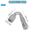 thumbnail image 2 of Uxcell Valve Stem Extension, Universal Tire Valve Stem Extenders Adaptor Compatible for Cars Bicycles Motorcycles Silver, 2 of 6