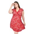 thumbnail image 1 of Vestido de encaje Roman Fashion /Tallas Extras, 9791 (Rojo) rojo 38, 1 of 6