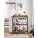 thumbnail image 2 of VASAGLE Carrito de Cocina con Ruedas, Carrito Auxiliar con Bandeja Extraíble, 40 x 88 x 96 cm, Ruedas Universales, Marrón Rústico y Negro, 2 of 5