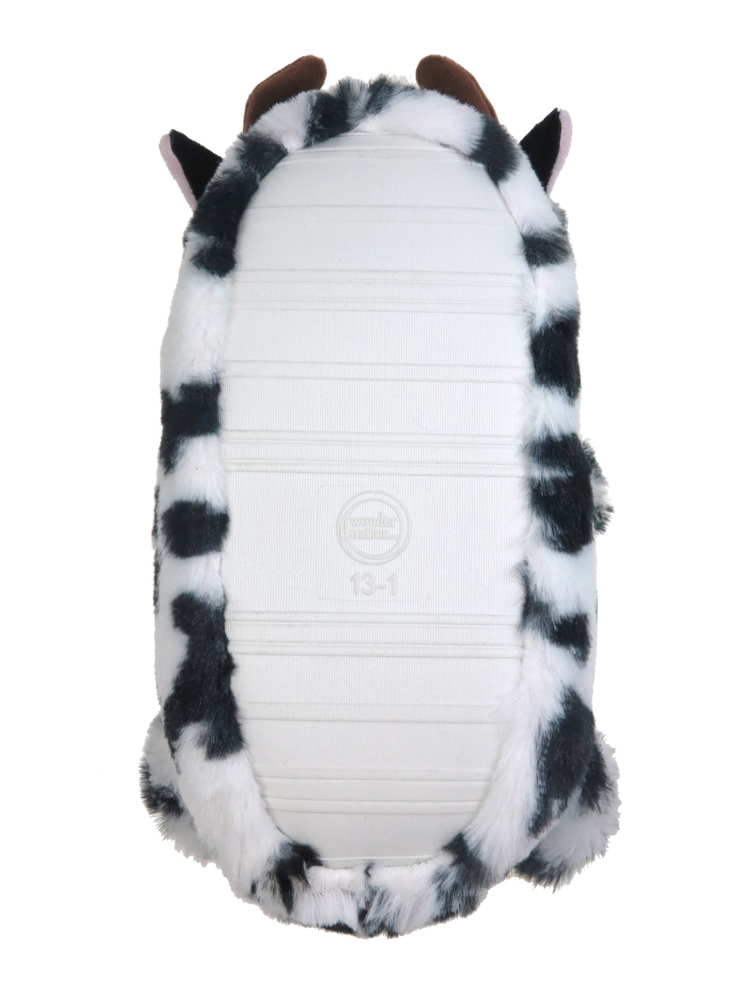 Wonder Nation Toddler & Kids Cow Slippers