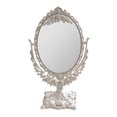 thumbnail image 1 of MasteelfCA 1pc Desktop Makeup Mirror Retro Style Relief Girl Makeup Mirror Desktop Mirror, 1 of 7