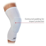 McDavid Sports Hex Tech Basketball Knee Sleeve Pair, White, Small/Medium