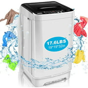 Best Washing Machines - Portable Washing Machine, 17.6lbs Large Capacity Fully-Automatic Laundry Review 