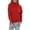 Red, variant on Sweaters For Women Turtleneck Solid Color Cufflink Loose Long Sleeve Casual O Neck Knit Pullover Sweater Tops