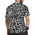 thumbnail image 4 of Sports T Shirt For Men Black Leopard T Shirts Fashion Animal Print Summer Tee Shirt O Neck, 4 of 5