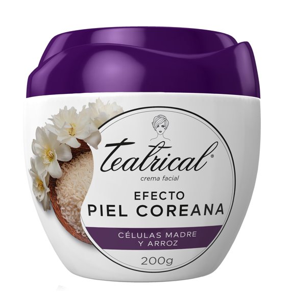 Crema facial Teatrical efecto Piel Coreana de 200 gramos