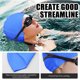 thumbnail image 5 of Gorro de natación de silicona con forma de burbuja para reducir la resistencia, gorro de natación reutilizable para mujeres y hombres, mantiene el peinado sin cambios, 2 uds., 5 of 5