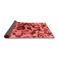 thumbnail image 2 of Ahgly Company Indoor Square Abstract Red Modern Area Rugs, 8' Square, 2 of 4