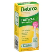Debrox Earwax Removal Aid, Microfoam Ear Drops with Carbamide Peroxide, 0.5 Fl Oz