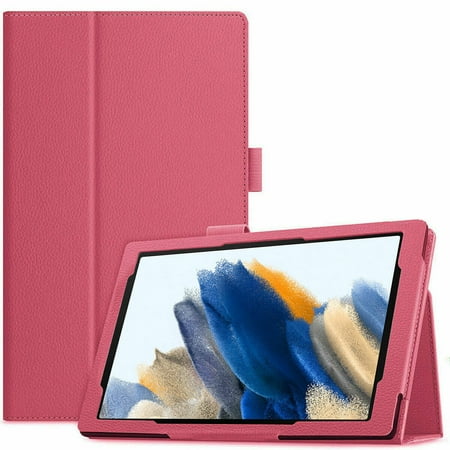 EpicGadget Case for Samsung Galaxy Tab A8 10.5'' (SM-X200/X205/X207) - Lightweight Folding Folio PU Leather Stand Auto Wake/Sleep Cover for Samsung Tab A8 10.5 Inch Tablet Released in 2022 (Pink)