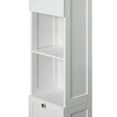 thumbnail image 6 of White Tall Standing Bathroom Linen Tower Storage Cabinet for Bathroom and Vanity, 6 of 7