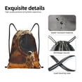 thumbnail image 5 of Bingfone Astronaut Exploring Mars Drawstrings Backpacks Bags for Men Women Gym Drawstrings Bag-Medium, 5 of 8
