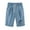 Blue, variant on Women Summer Bermuda Shorts with Pockets Dandelion Print High Waist Knee Length Five Point Shorts Pants Drawstring
