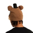 thumbnail image 6 of Adult Five Nights at Freddy's Freddy Fazbear Big Face Beanie, 6 of 6