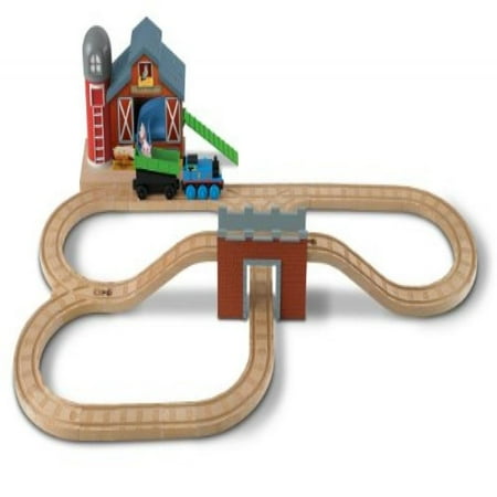 Thomas Wooden Railway - Farmhouse Pig Parade Set