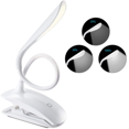 thumbnail image 1 of Lámpara de lectura recargable, luz de libro de 16 LED para lectura, cuidado de los ojos, lámpara con clip de 3 brillos para cama, control táctil, perfecta para ratones de biblioteca y niños Xemadio 2035128-1, 1 of 9
