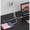 thumbnail image 4 of Cargador Vebner Rápido 67W Dual USB-C Más USB-A GaN Power Delivery, 4 of 6
