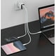 thumbnail image 4 of Cargador Vebner Rápido 67W Dual USB-C Más USB-A GaN Power Delivery, 4 of 6