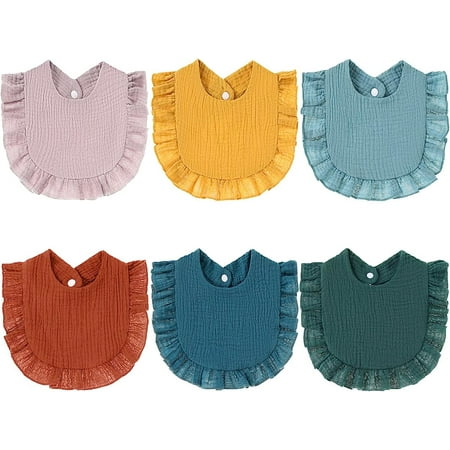 Baby Bandana Drooling Bibs Sets Teething Muslin Cotton Bibs for Boys Girls Toddlers Newborn Unisex