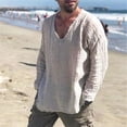 thumbnail image 2 of CENL Mens Shirts Deep V-Neck Long Sleeve T-Shirt Tee Blouse Top Casual Sexy Muscle, 2 of 8