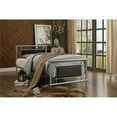 thumbnail image 2 of Pemberly Row Twin Metal Platform Bed in Gray, 2 of 4