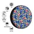 thumbnail image 4 of Goofa Cute Popcorn Pattern Universal Tire Cover for Jeep, SUV, Truck, and Trailer – Waterproof, UV-Resistant,Easy to Install, Fits 14"-17" Tires-15 inch, 4 of 6