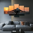 thumbnail image 2 of TISHIRON 5PCS Framed Canvas Wall Art Set,60"x32" AV-8B Harrier Fighter Jets Canvas Art Decor, 2 of 7
