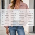 thumbnail image 3 of Chiccall Jackets for Women Fall Winter Fashion Long Sleeve Coats Casual Lapel Full Zip Up Bomber Jacket with Pockets Pink 3XL, 3 of 9
