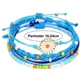 thumbnail image 2 of Pulseras de flores tejidas para mujeres, adolescentes, niñas, niños, parejas, envoltura de cuerda, encanto, playa, surf, trenzado, ajustable, 2 of 5
