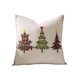 thumbnail image 2 of Funda de almohada navideña con bordado de árbol de Navidad, decoración para sofá, sala de estar, fiesta, 45 x 45 cm, 2 of 5