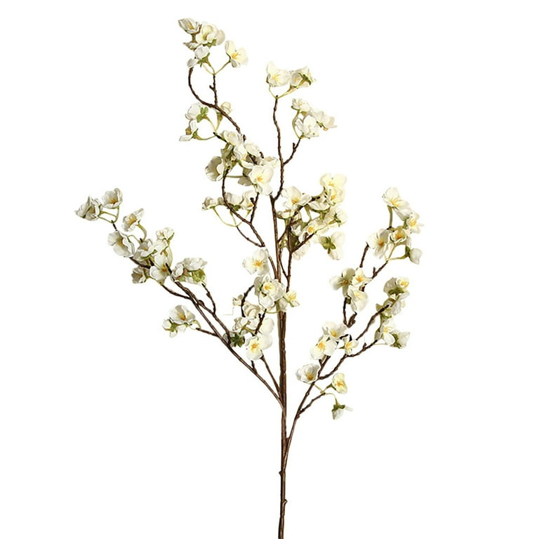 Fake Cherry Blossom Faux Peach Blossom Artificial Sakura Stems – the Peachy  Day