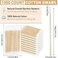thumbnail image 3 of 1000 Count Microblading Cotton Swab, Cotton Swabs Pointed Tip, Cotton Swabs Wood Sticks, Cotton Tipped Applicator, Tattoo Permanent Supplies (1000pcs), 3 of 8
