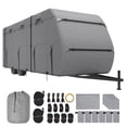 thumbnail image 1 of KFFKFF Camper Protection, 30-33 ft, Quadruple Layer Non-Woven Material, Weatherproof, Tear-Resistant Class A Motorhome Shield, Includes Carry Bag, Repair Kits, Securing Straps, and Wheel Guards, 1 of 9