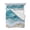 Blue, variant on Aqua Ombre Beach King Size Down Alternative Comforter, Lightweight Comforter Quilt Bedding Set with Pillow Shams Coastal Nautical Summer Seaside All Seasons Bed Comforter Duvet Insert 96"x106"