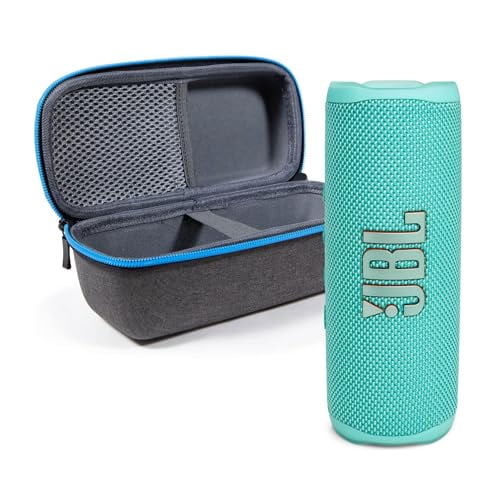 JBL Flip 6 (verde azulado) + ¡Paquete con divvi! Estuche rígido protector