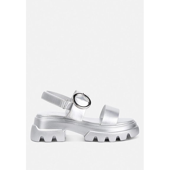 Silas Metallic Chunky Sandals